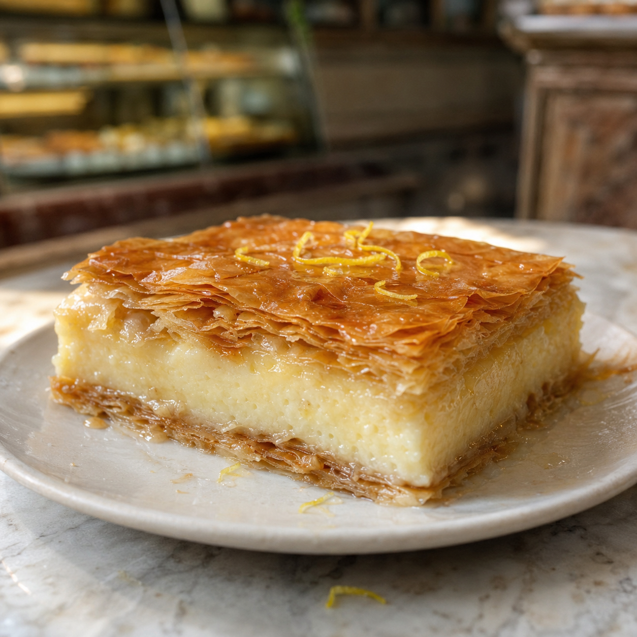 Galaktoboureko uit Athene