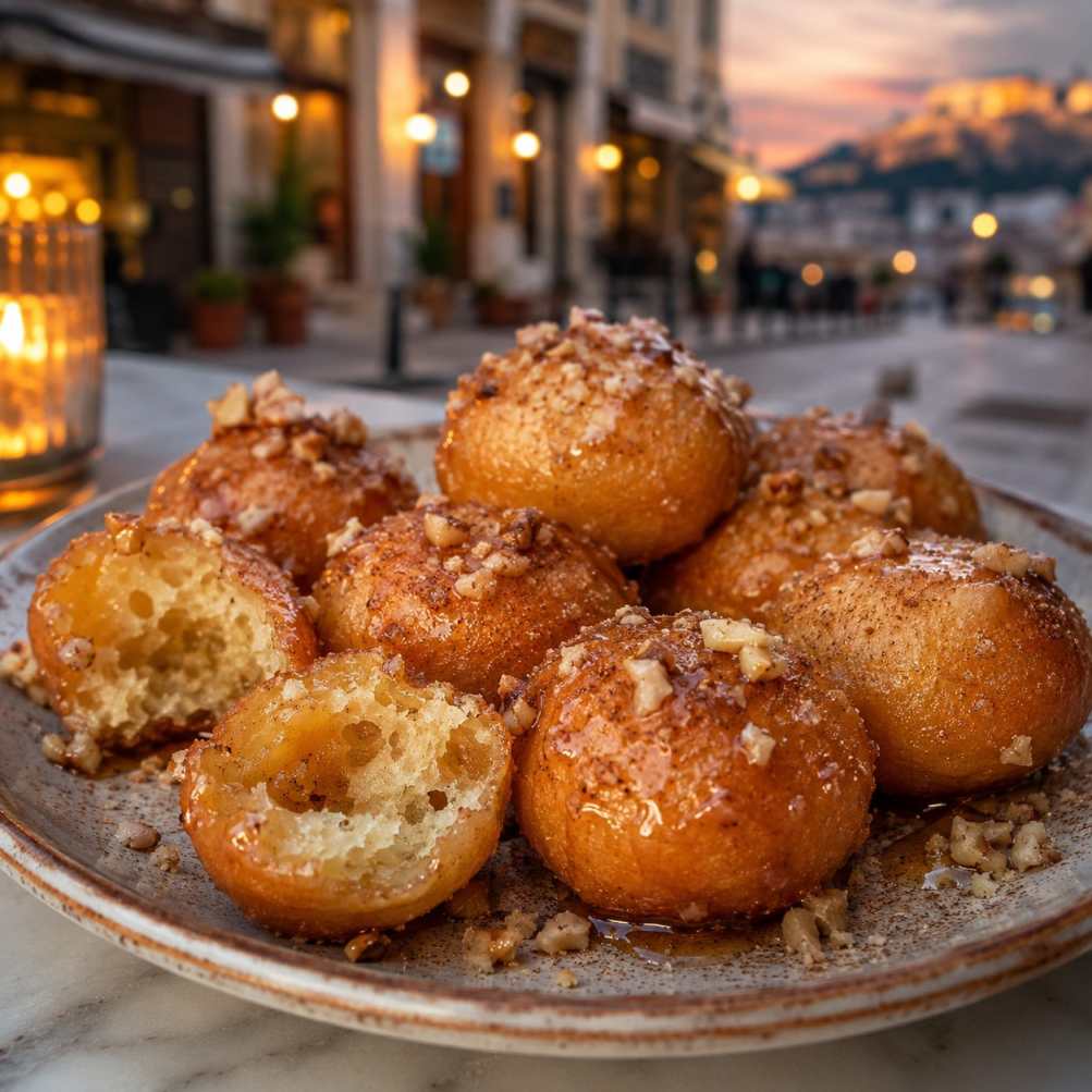 Atheense loukoumades met tijmhoning