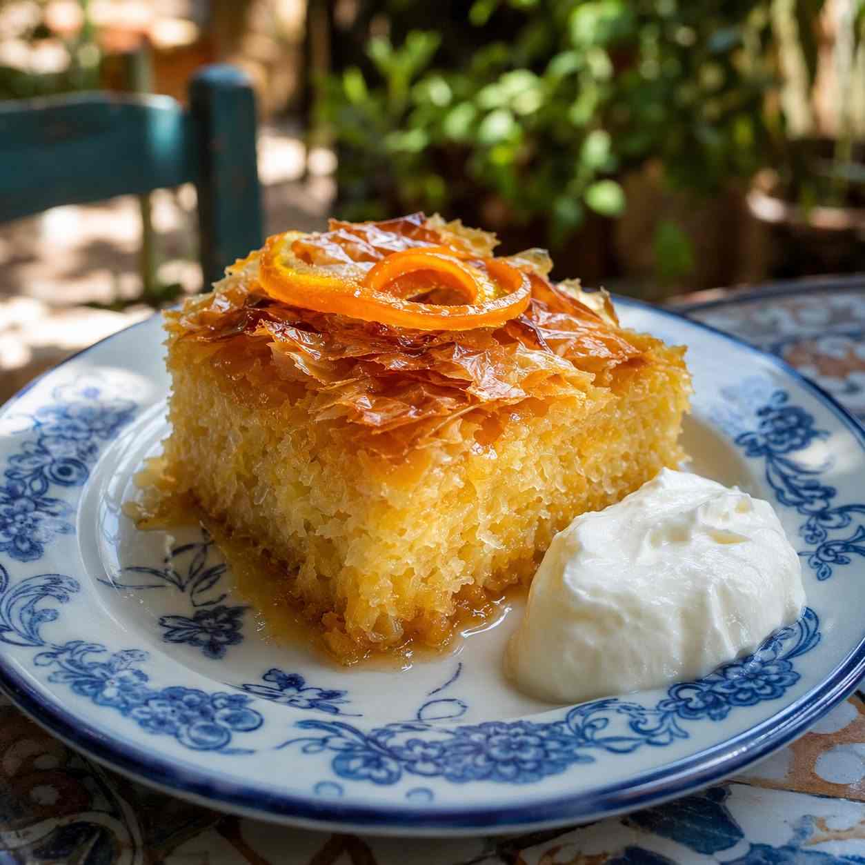 Portokalopita met Griekse yoghurt