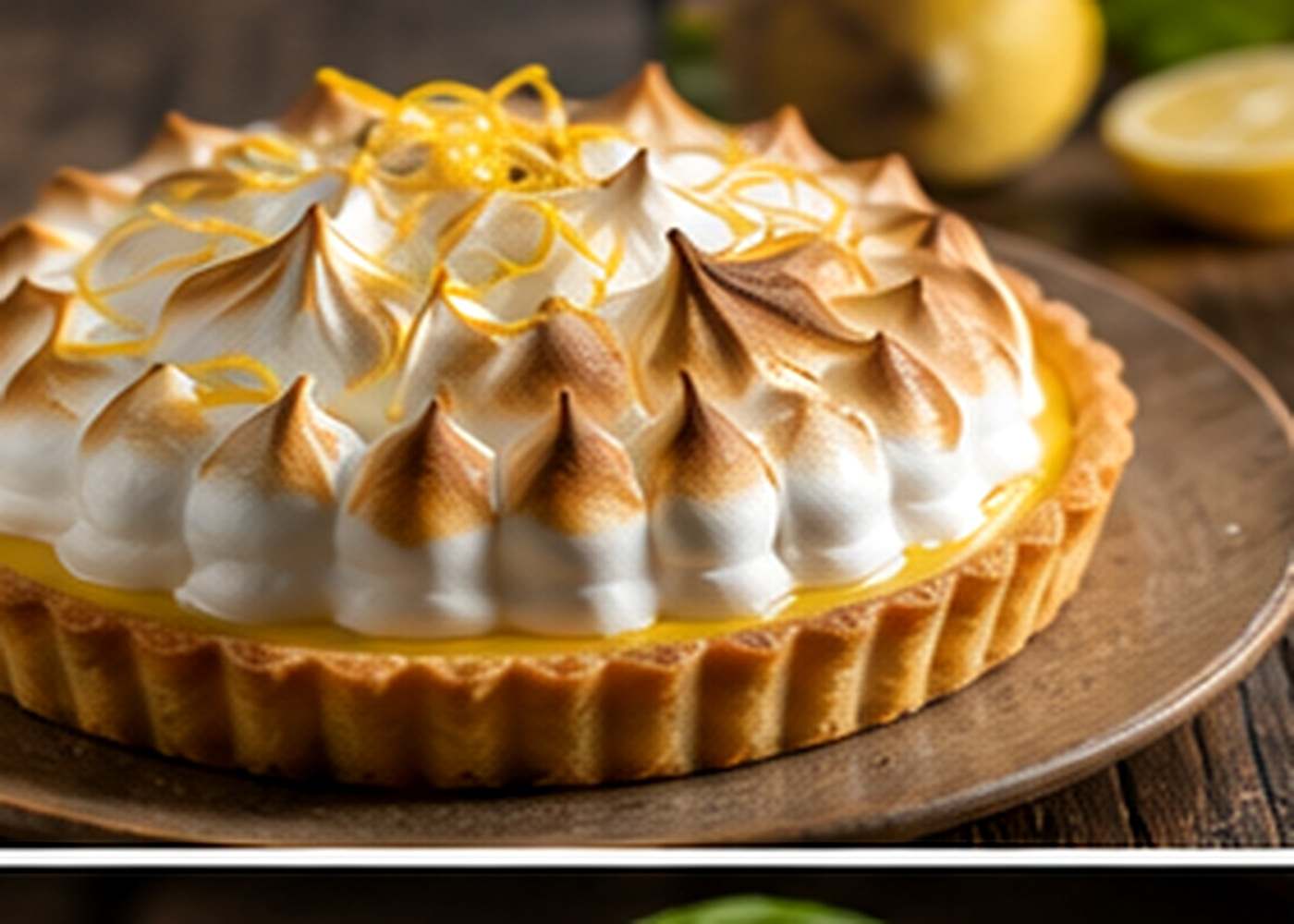 BBQ lemon meringue tart