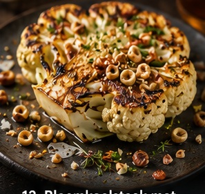 Bloemkoolsteak met hazelnootboter