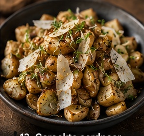 Gerookte aardpeer met truffel